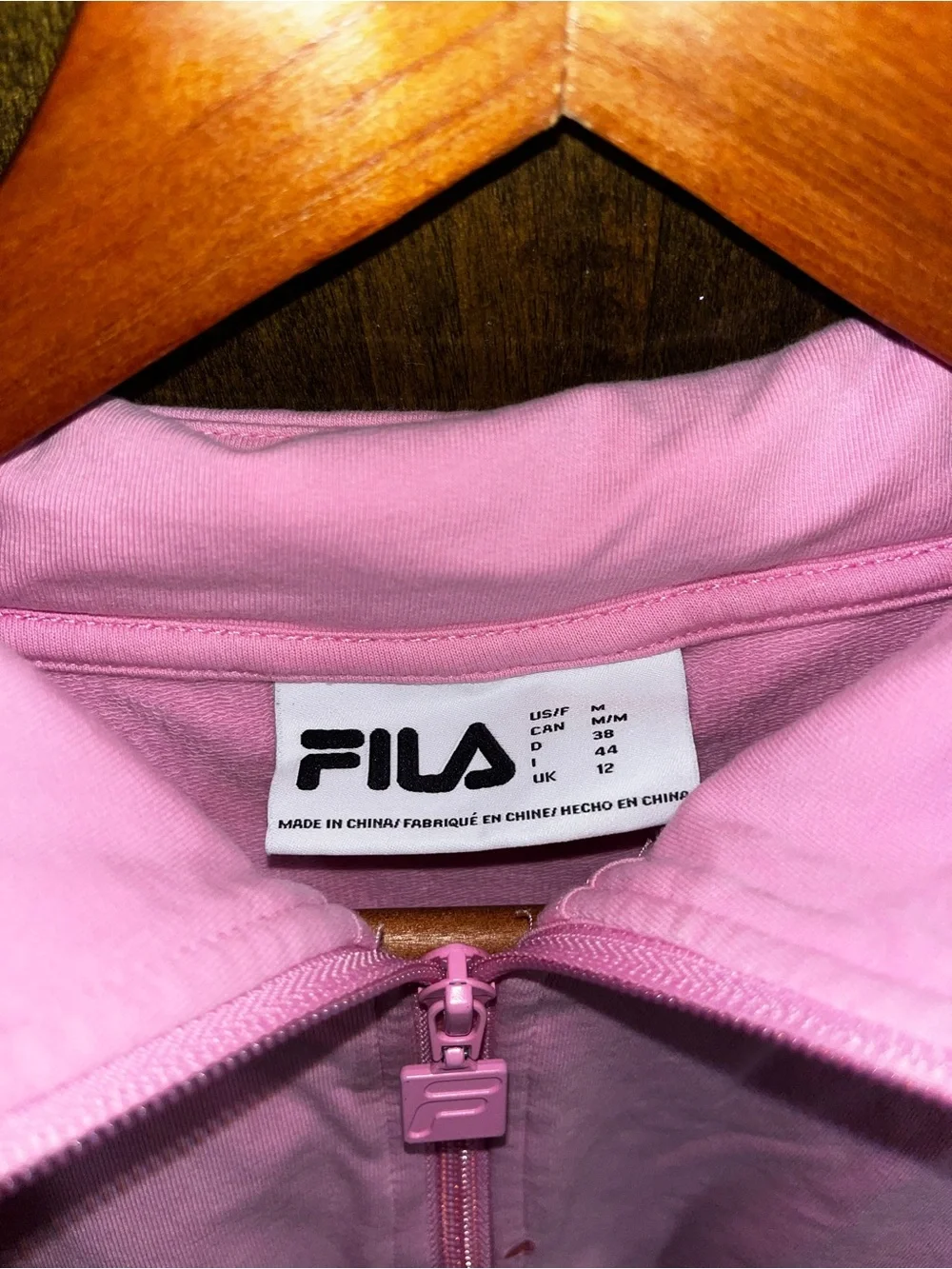 FILA 3-Piece Matching Workout Set - Pink & White Sporty Tracksuit